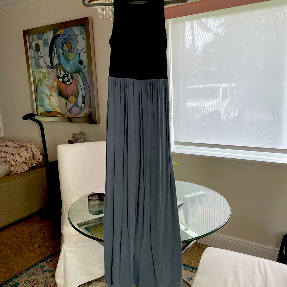 Maxi blue dress